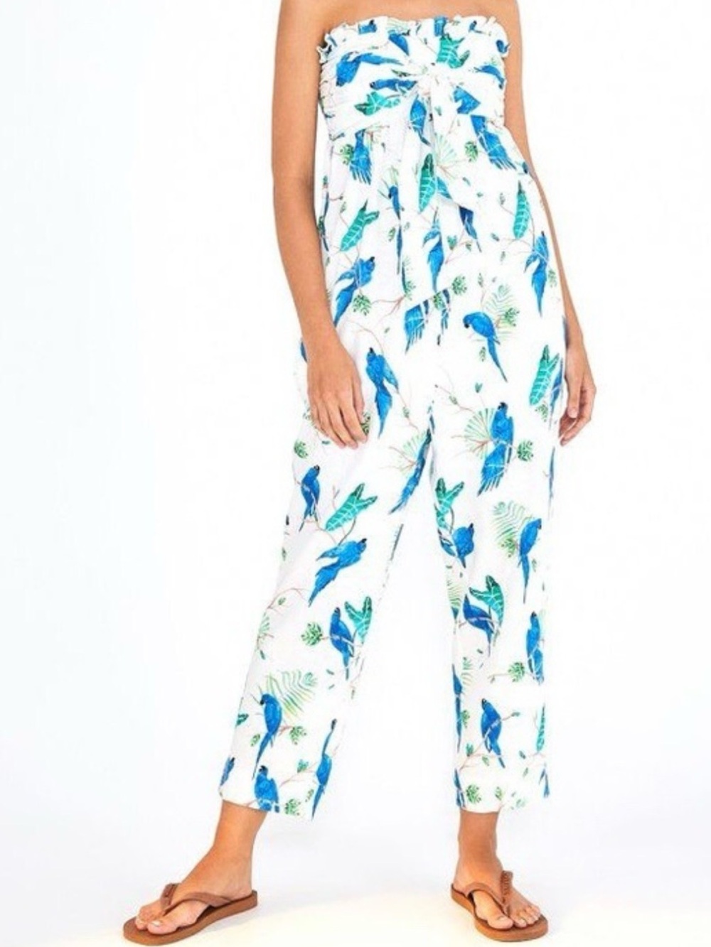 FARM Rio Araras Azuis Jumpsuit